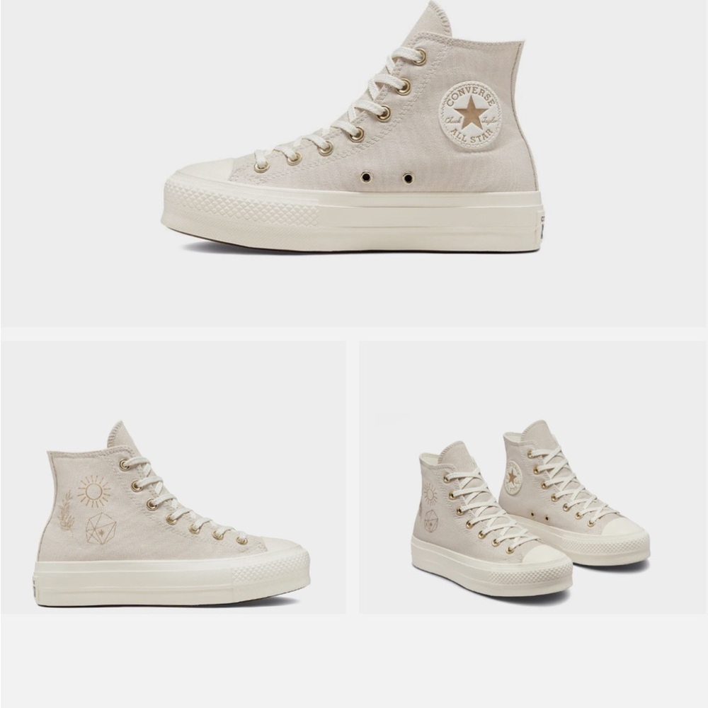 CONVERSE Chuck Taylor All Star Lift Golden Elements Celestial Stars Shoes